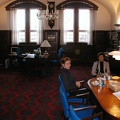 Malou's Mom had her first day as one of the Mayors of Copenhagen, so we went to visit.  This is her office.