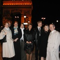 At the Champs Elysees before our Grand Dinner and entertainment evening at the Cabaret Lido.