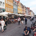 Close-up view of the boardwalk at Nyhavn