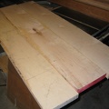 12 feet of maple hardwood to start...