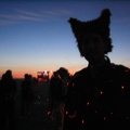 Me in my fiber suit and fuzzy hat just before dawn