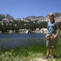 Heather at Upper Twin Lake