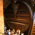 Cask that holds 50,000 gallons of wine for the castle.