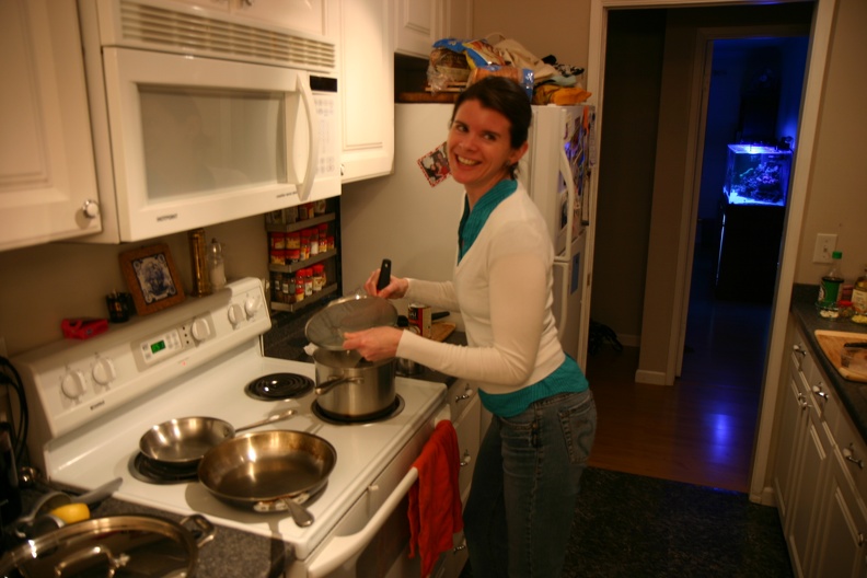 Shannon cooking