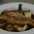Eric's miso-ginger-soy cod with veggies