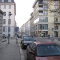 My hotel street in Berlin