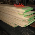 Baseboard molding after resaw & planing