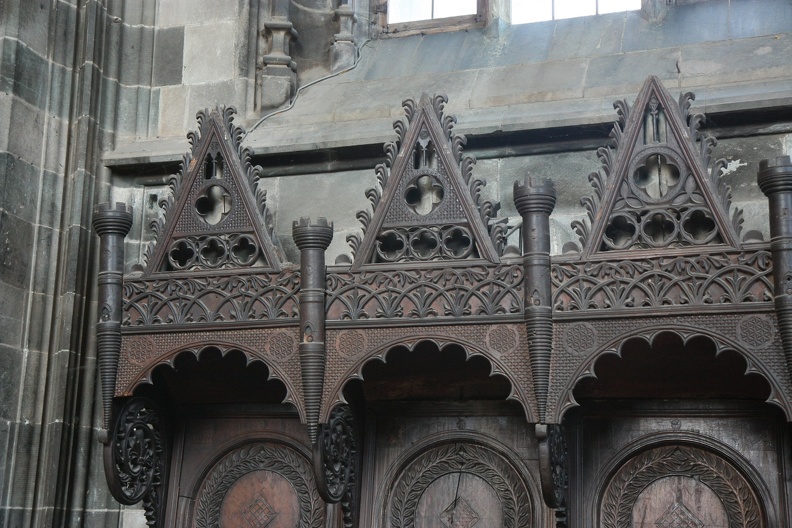 Details inside the main church of Saluzzo