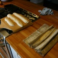 Making baguettes