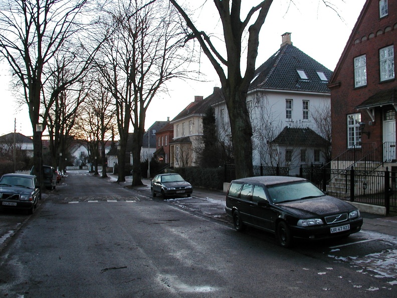 Malou's street in Copenhagen