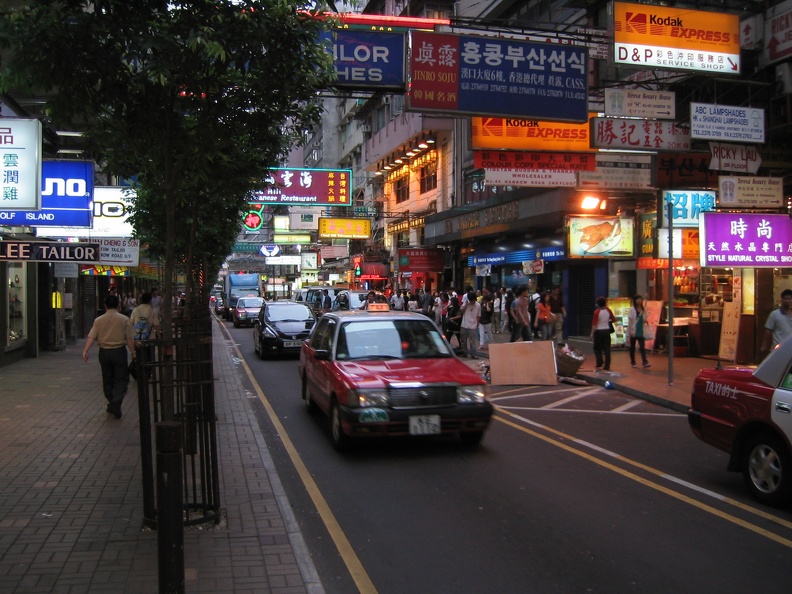 Street scenes in Kowloon