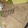 front entry floor (outside)
