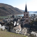 View of Bacharach from the hillside